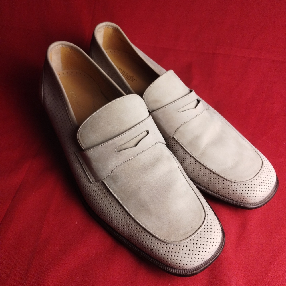 E.T. Wright Men's Tan Suede Loafers - Size 11